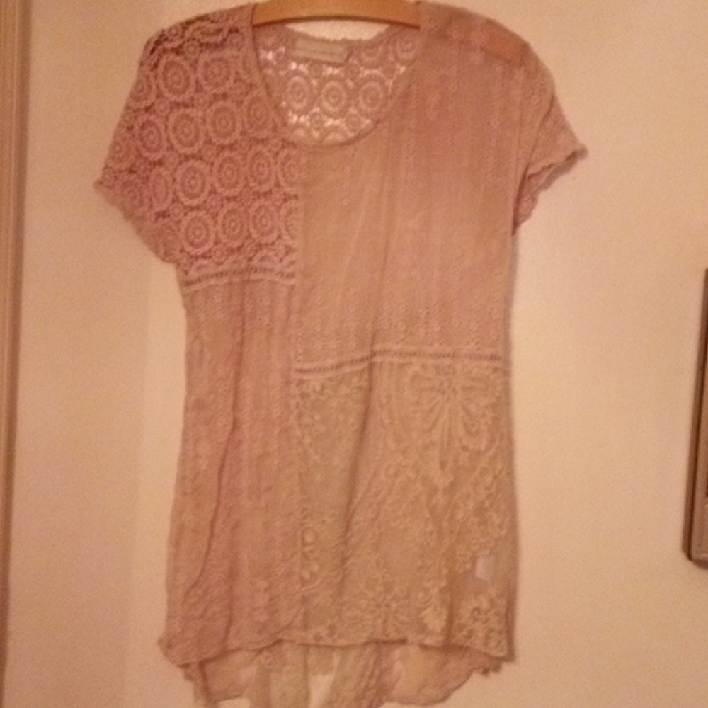 4LoveAndLiberty Silk & Lace Blouse